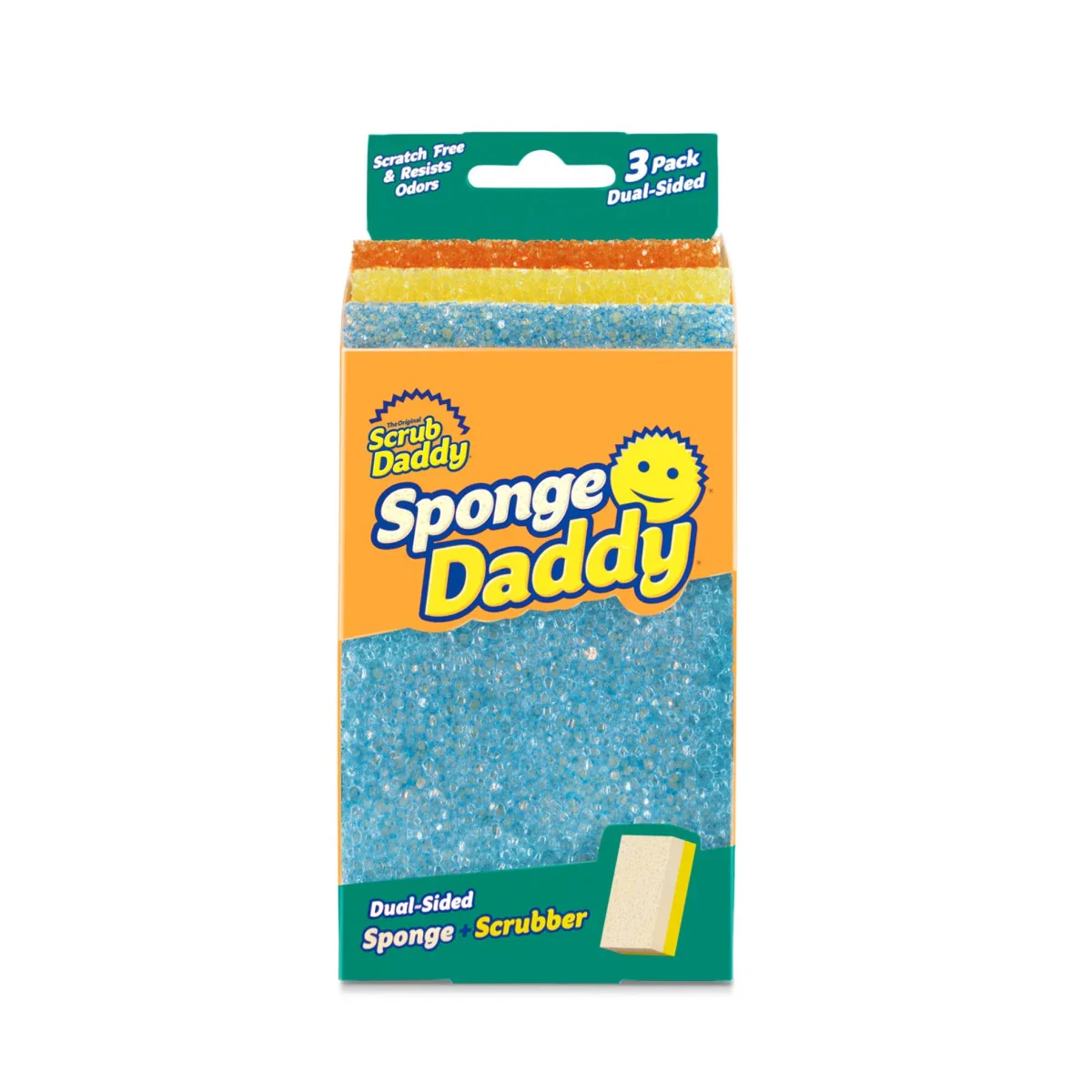 إسفنجة سبونج دادي المزدوجة للتنظيف العميق والامتصاص الفائق من Scrub Daddy - Image 3