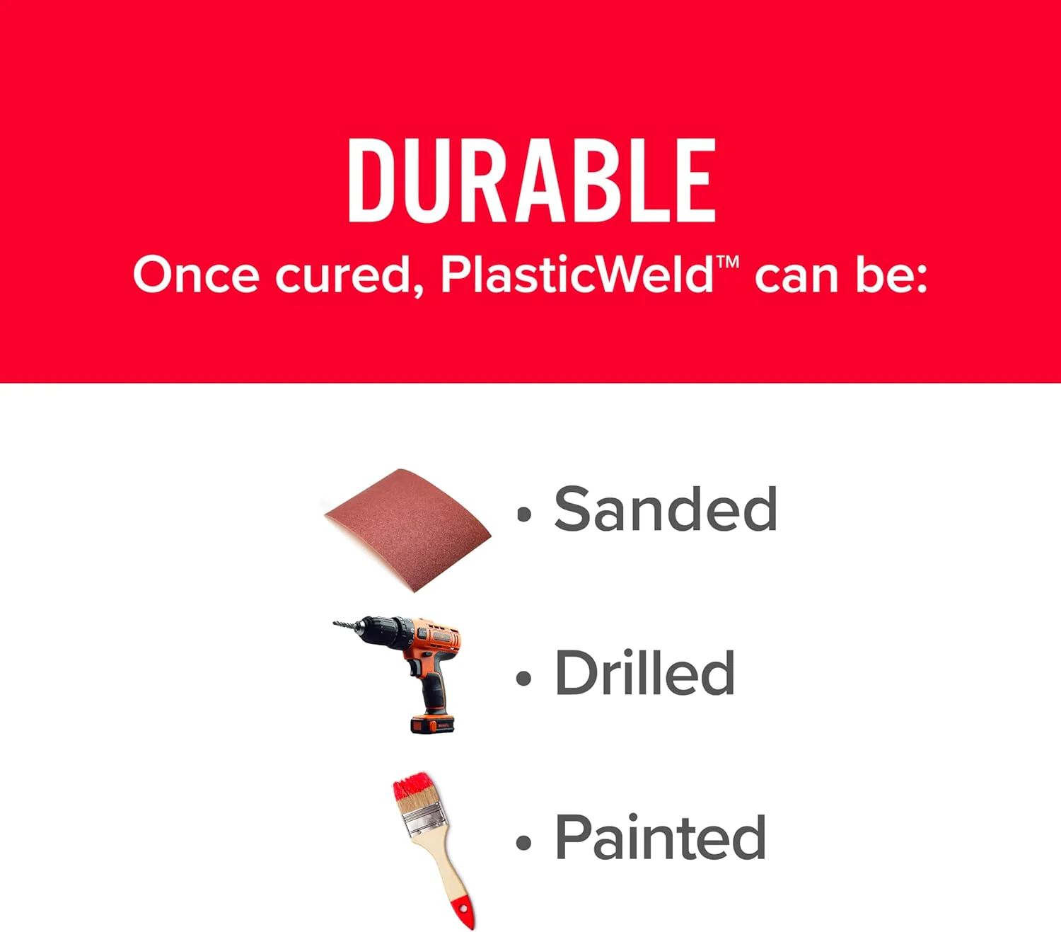 اصبع معجون خلط للتنكات المعدنية مقاوم للوقود جفاف 5 دقائق من JB Weld - Image 5
