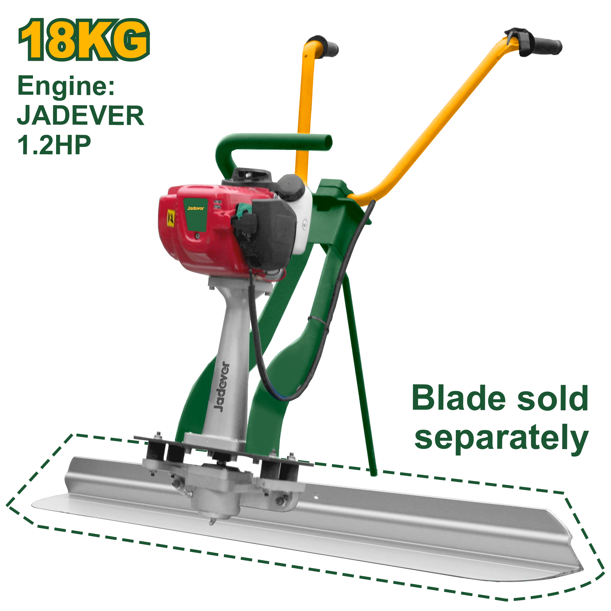ماكينة تشطيب الباطون بنزين بمحرك رباعي الأشواط Jadever