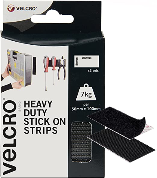 شريط لاصق خشن و ناعم مستطيل من VELCRO