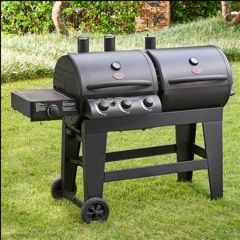 شواية غاز وشواية فحم مزدوجة من Char-Griller - Image 3