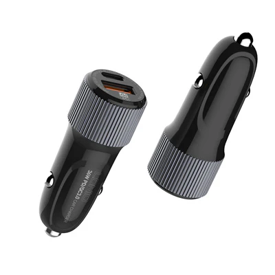 شاحن سيارة سريع ثنائي المنافذ USB بقوة 36 واط من LDNIO