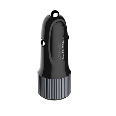 شاحن سيارة سريع ثنائي المنافذ USB بقوة 36 واط من LDNIO - Image 3