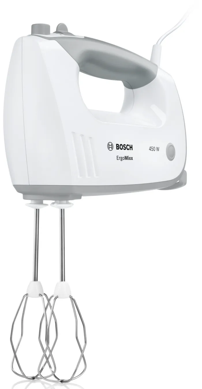 خلاط يدوي مع عجانة إرغو ميكس 450 واط أبيض من بوش Bosch - Image 3