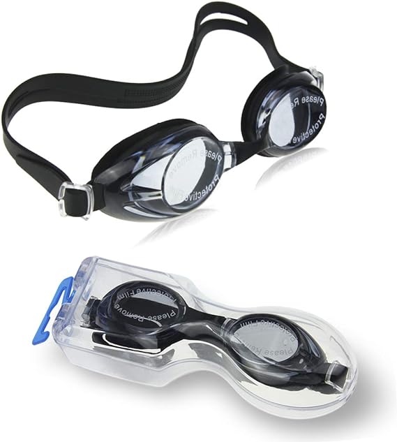 نظارات سباحة مضادة للضباب من SPEEDO بحزام قابل للتعديل وتصميم مقاوم للماء - Image 3