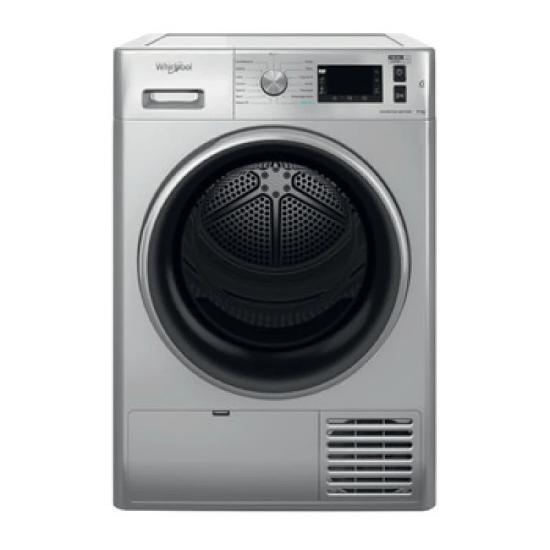 نشافة ملابس بمضخة حرارية سعة 9 كجم لون فضي من Whirlpool - Image 3