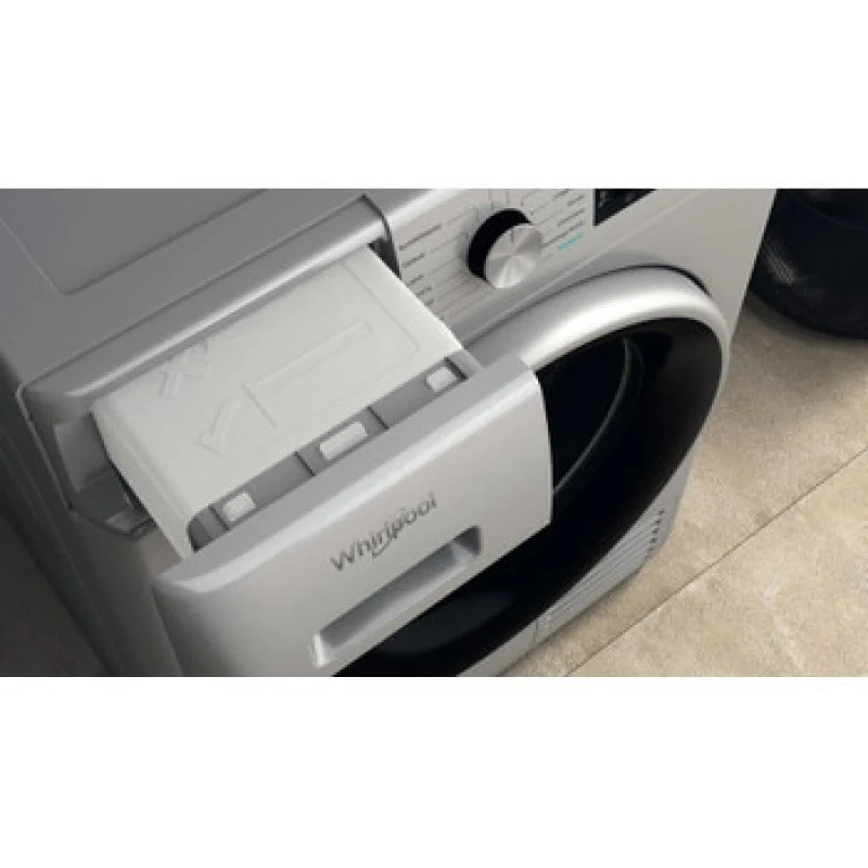 نشافة ملابس بمضخة حرارية سعة 9 كجم لون فضي من Whirlpool - Image 4