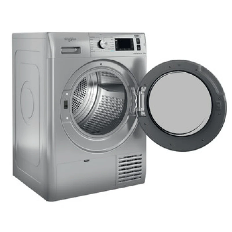 نشافة ملابس بمضخة حرارية سعة 9 كجم لون فضي من Whirlpool - Image 5