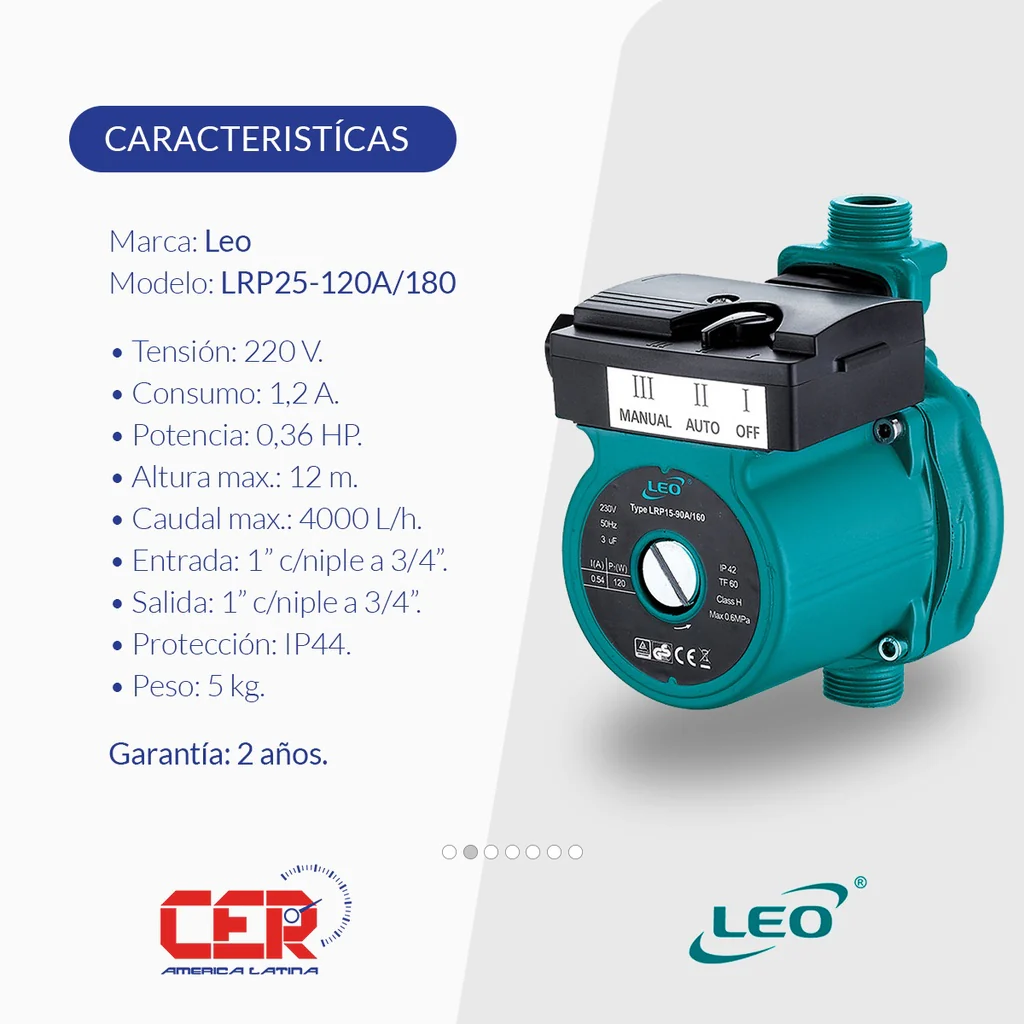 مضخة مياه بويلر بعدة سرعات 270 وط من LEO - Image 2