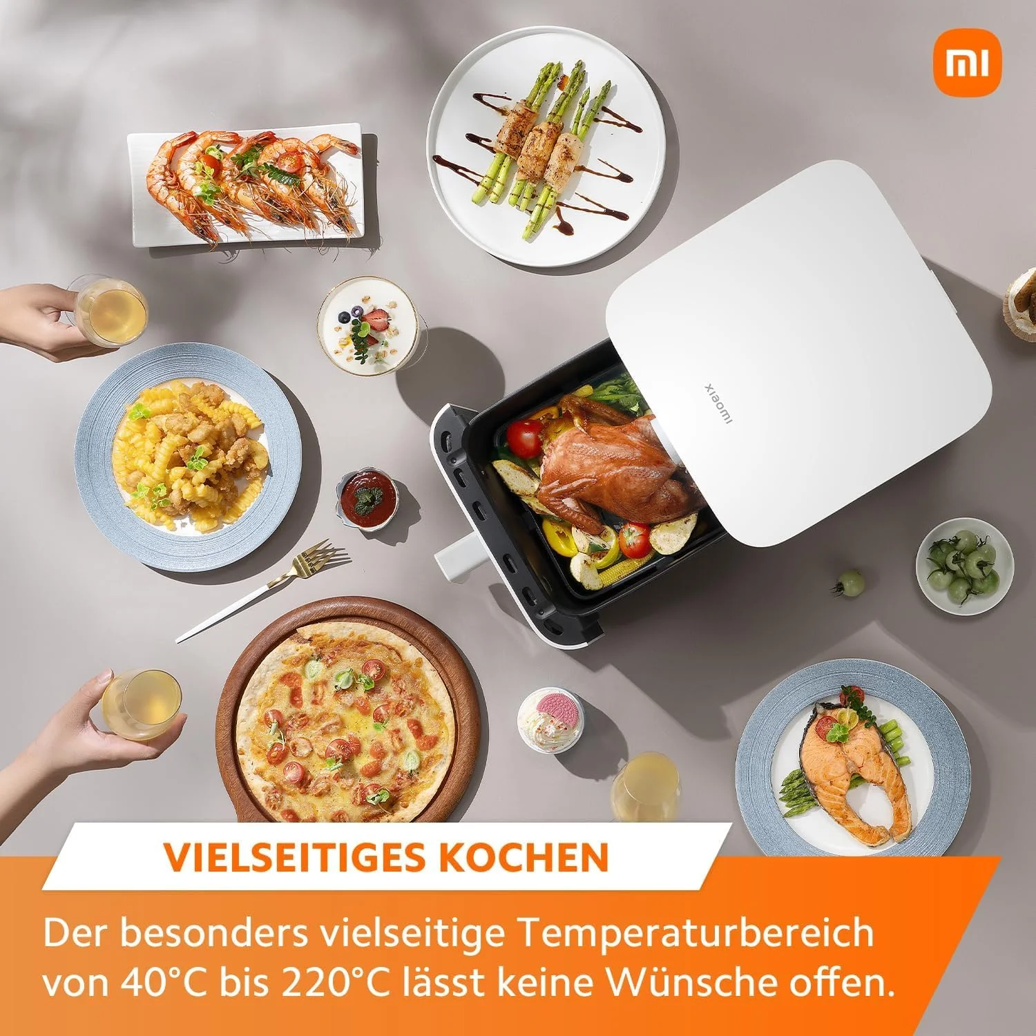 قلاية الهوائية الذكية برو (6.5 لتر) أبيض او اسود من شاومي Xiaomi - Image 6