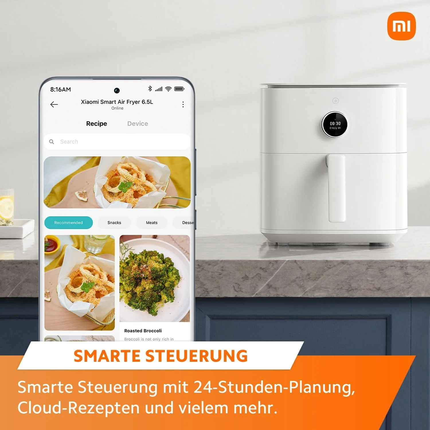 قلاية الهوائية الذكية برو (6.5 لتر) أبيض او اسود من شاومي Xiaomi - Image 8