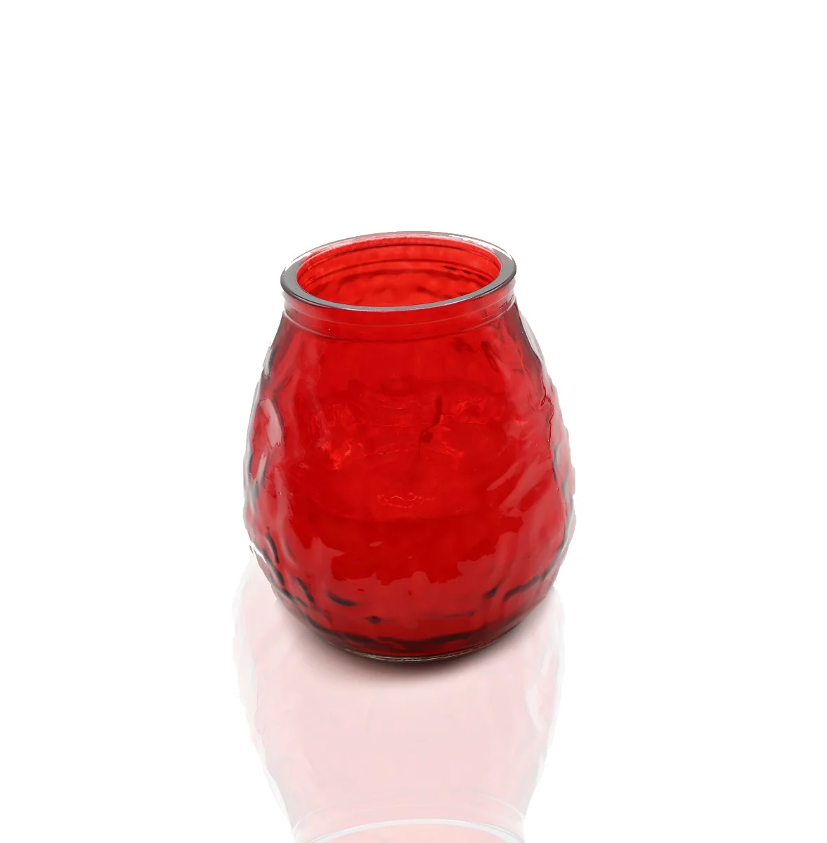 شمعة غير معطرة بمرطبان من Price's - أحمر