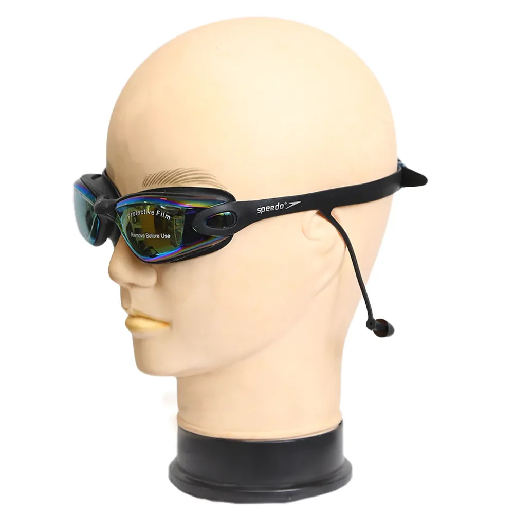 نظارة سباحة مع سدادات أذن SPEEDO - رؤية واضحة وحماية UV وحزام قابل للتعديل - Image 3