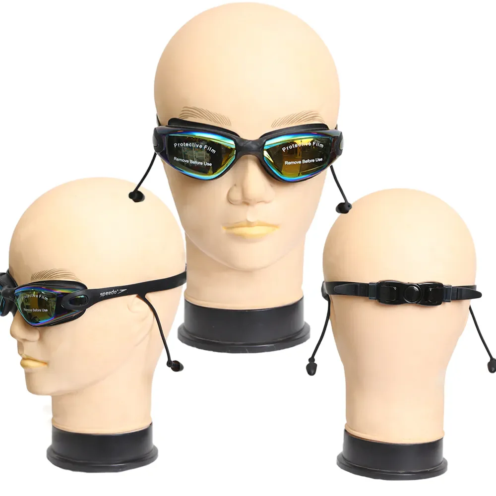 نظارة سباحة مع سدادات أذن SPEEDO - رؤية واضحة وحماية UV وحزام قابل للتعديل - Image 4