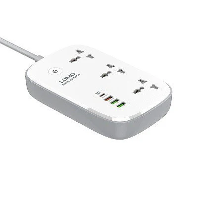 وصلة طاقة ذكي واي فاي مع 3 منافذ تيارو4 منافذ USB من LDNIO - Image 3