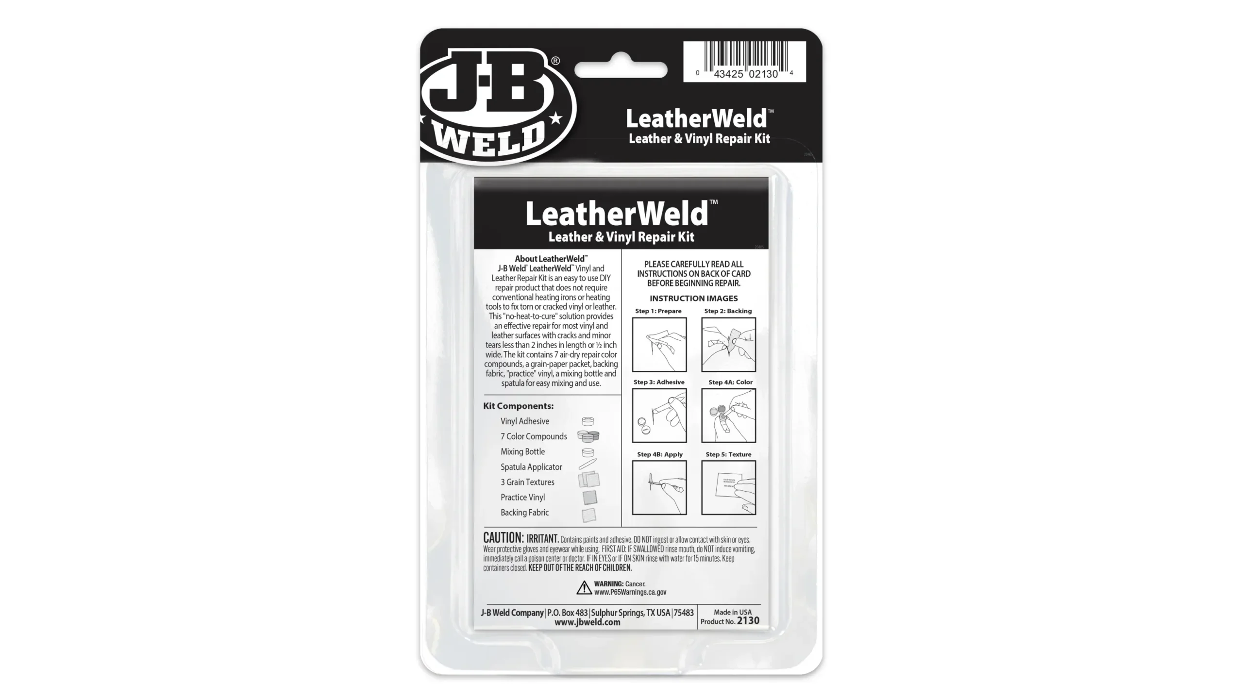 LeatherWeld™ Vinyl and Leather Repair Kit – No-Heat, Air-Dry DIY Solution for Cracks & Tears - Image 2