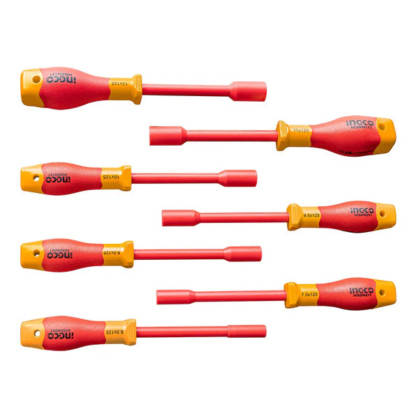 طقم مفكات صواميل معزولة (Nut Driver) 7 قطع