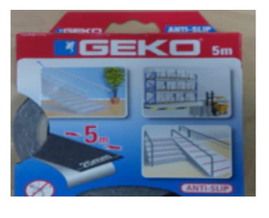 شريط مانع تزحلق أسود 18متر*2" من GEKO - Image 2