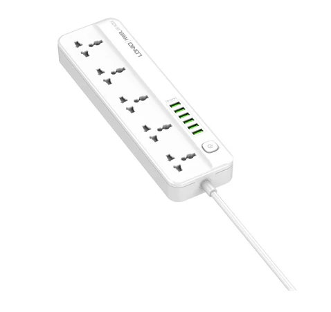وصلة كهرباء ينفيرسال 5 مخارج مع 6 مخارج شحن USB من لدينيو LDNIO - Image 8