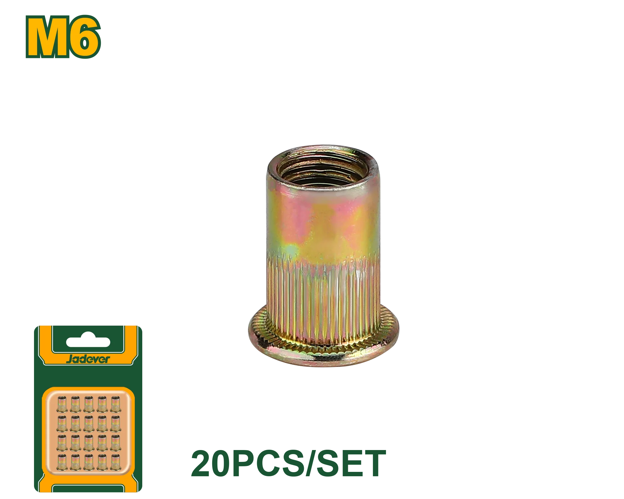 طقم صواميل التثبيت (20 قطعة متوفرة بأحجام متعددة) من JADEVER - Image 3