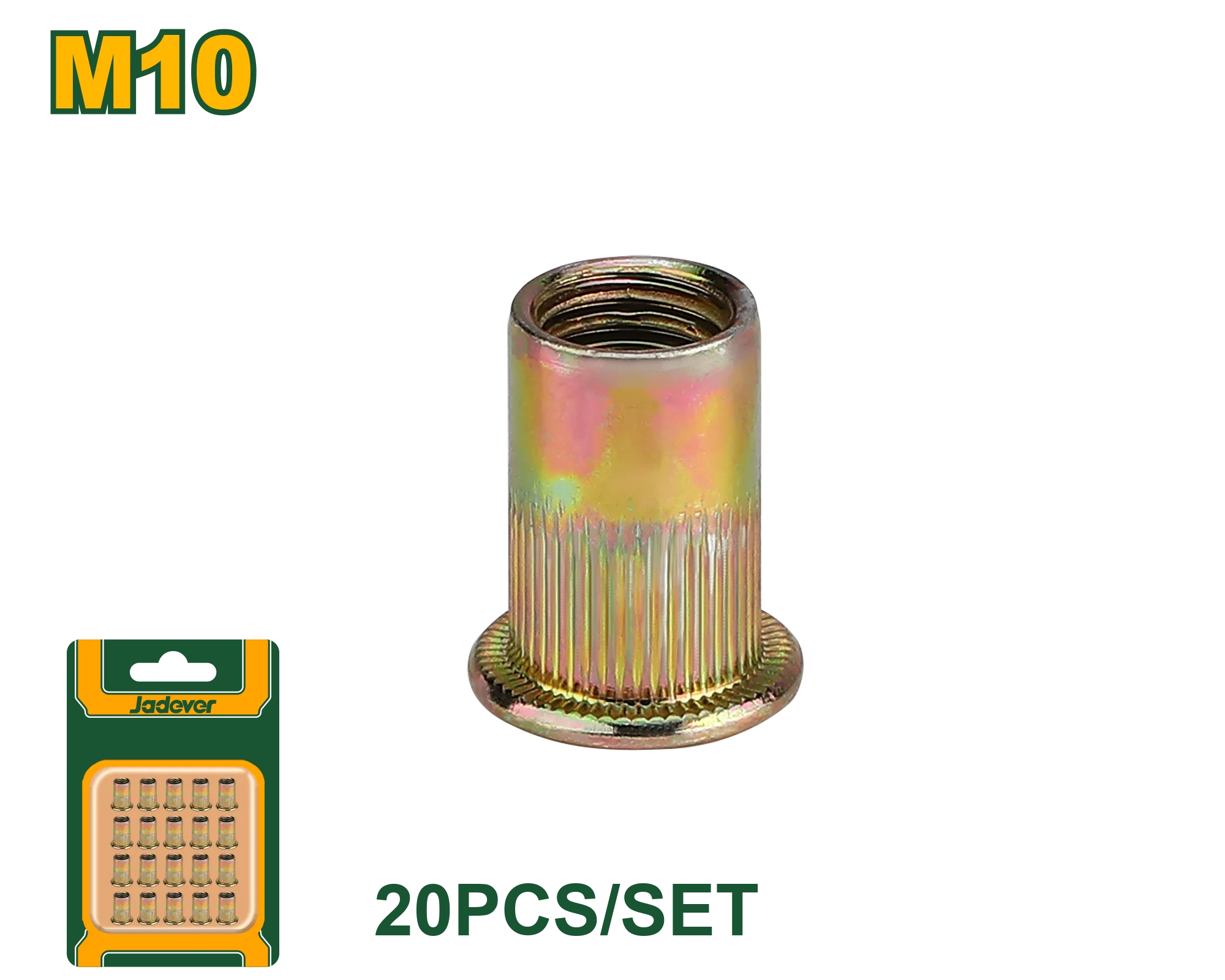 طقم صواميل التثبيت (20 قطعة متوفرة بأحجام متعددة) من JADEVER - Image 6