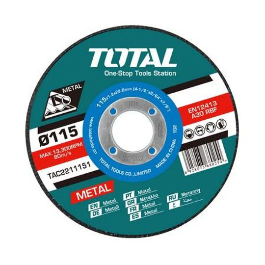 قرص قطع معدني فيبر 9" توتال TAC2212301 لقص الحديد بدقة وفاعلية من Total