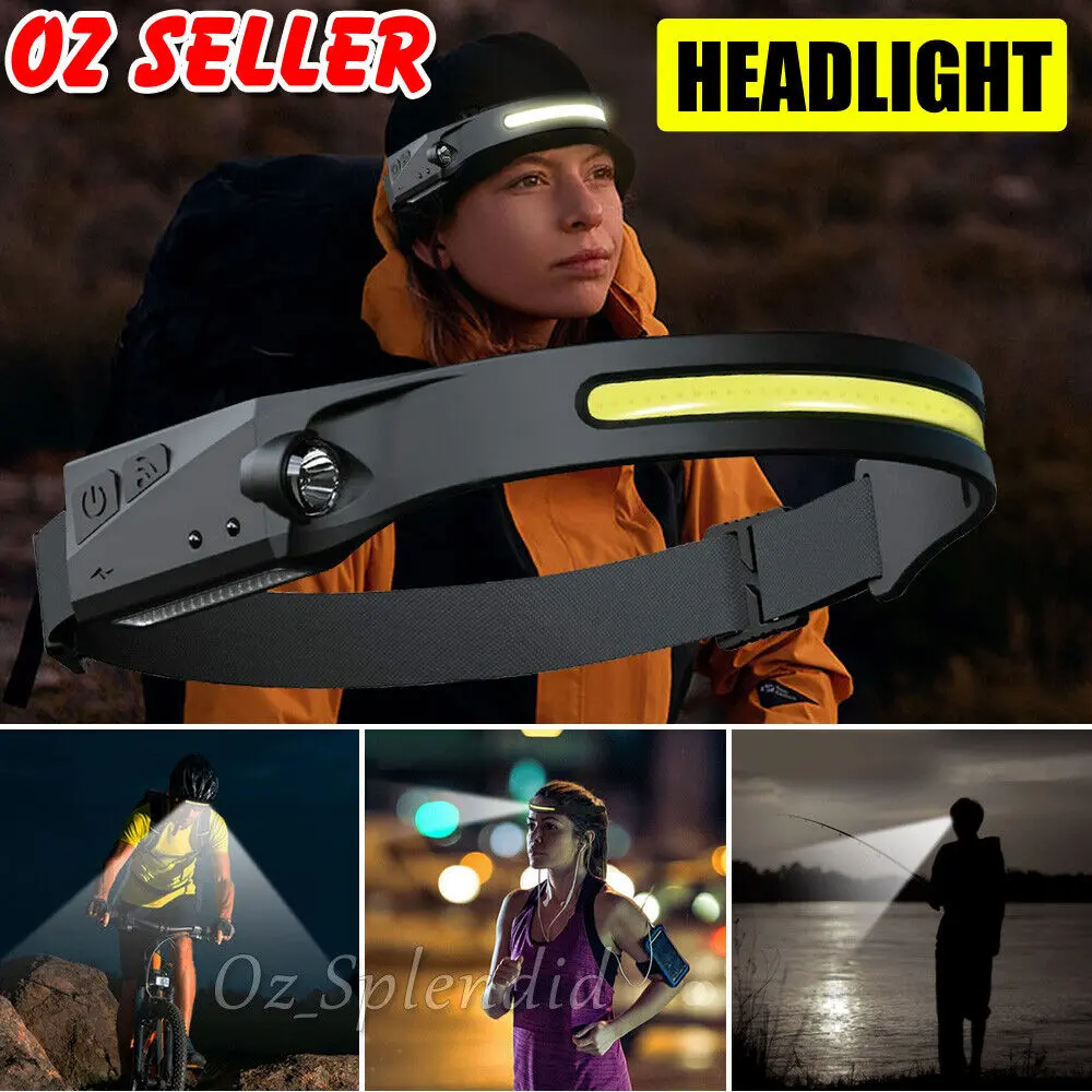 ضوء رأس قابل للشحن LED من أجل إضاءة قوية وتصميم مريح للارتداء الطويل - Image 4