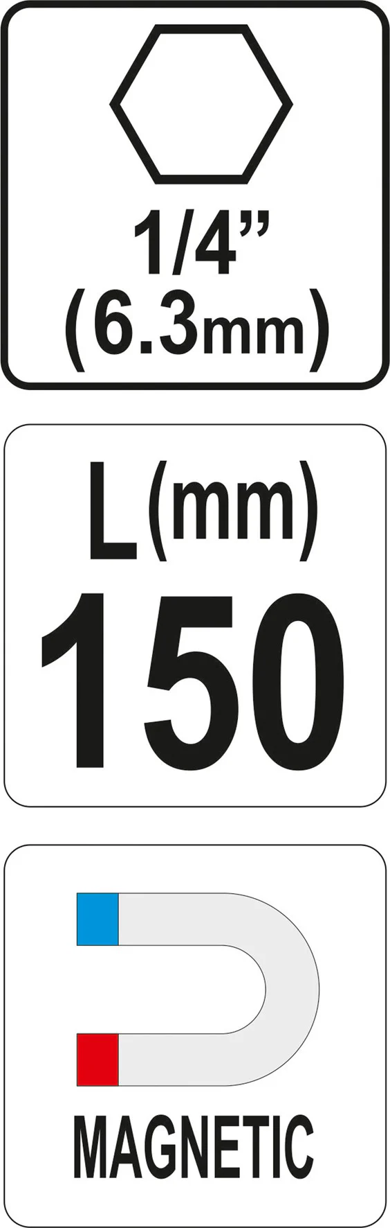 ادبتر راسيات طويل 15 سم - ياتو - Image 4