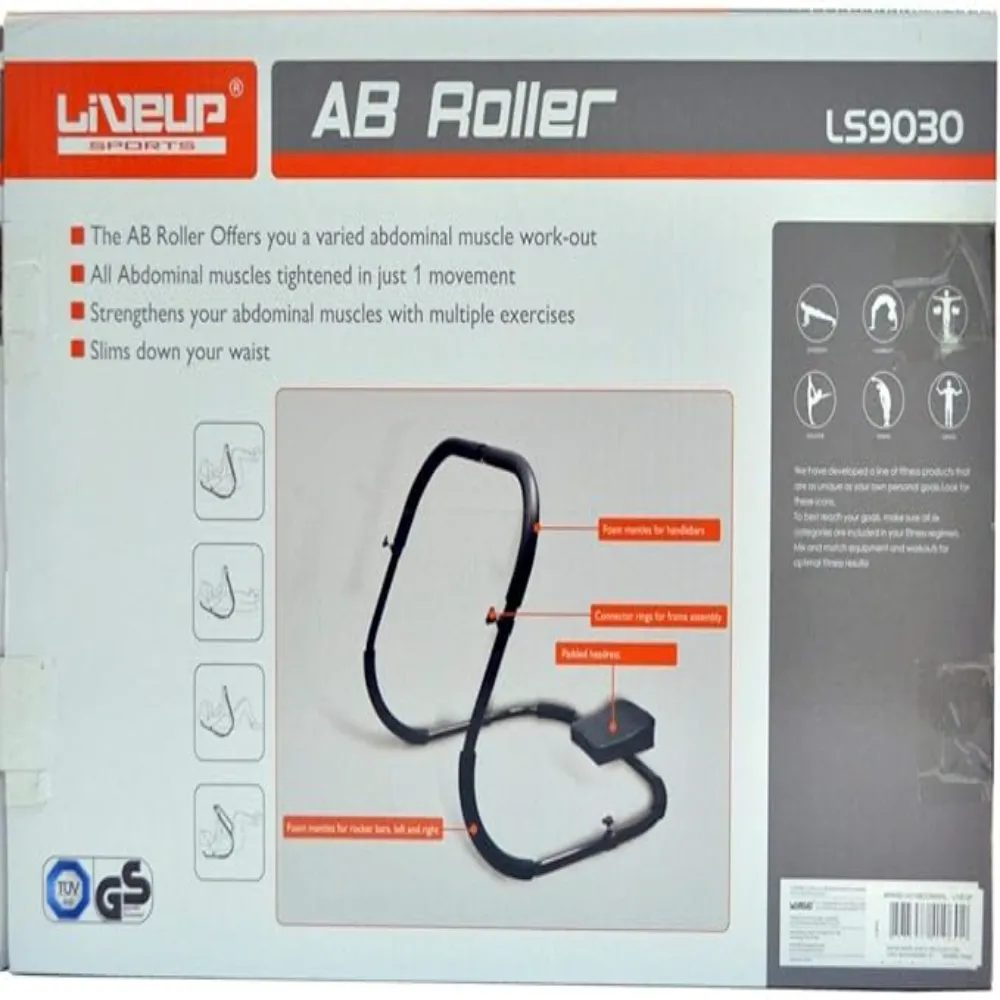 جهاز تمارين البطن -AB Roller بتصميم مريح ووزن يتحمل 120 كغ لتحسين شكل الجسم - Image 3