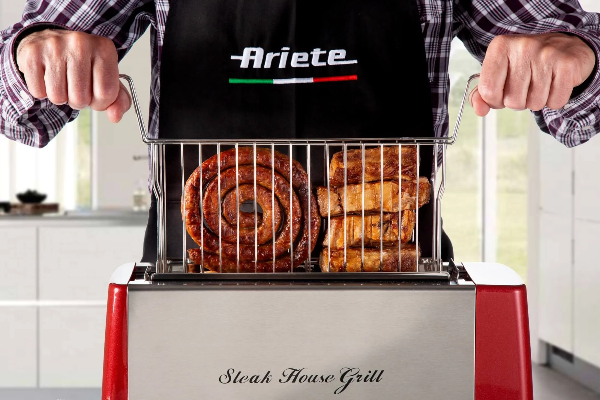 شواية كهربائية من Ariete Party Time - أحمر - Image 2
