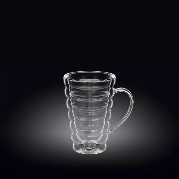 كوب زجاج مزدوج من Wilmax Thermo - Image 2