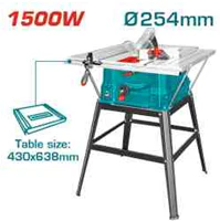 منشار طاولة قياس 10" 1500 W من توتال TOTAL