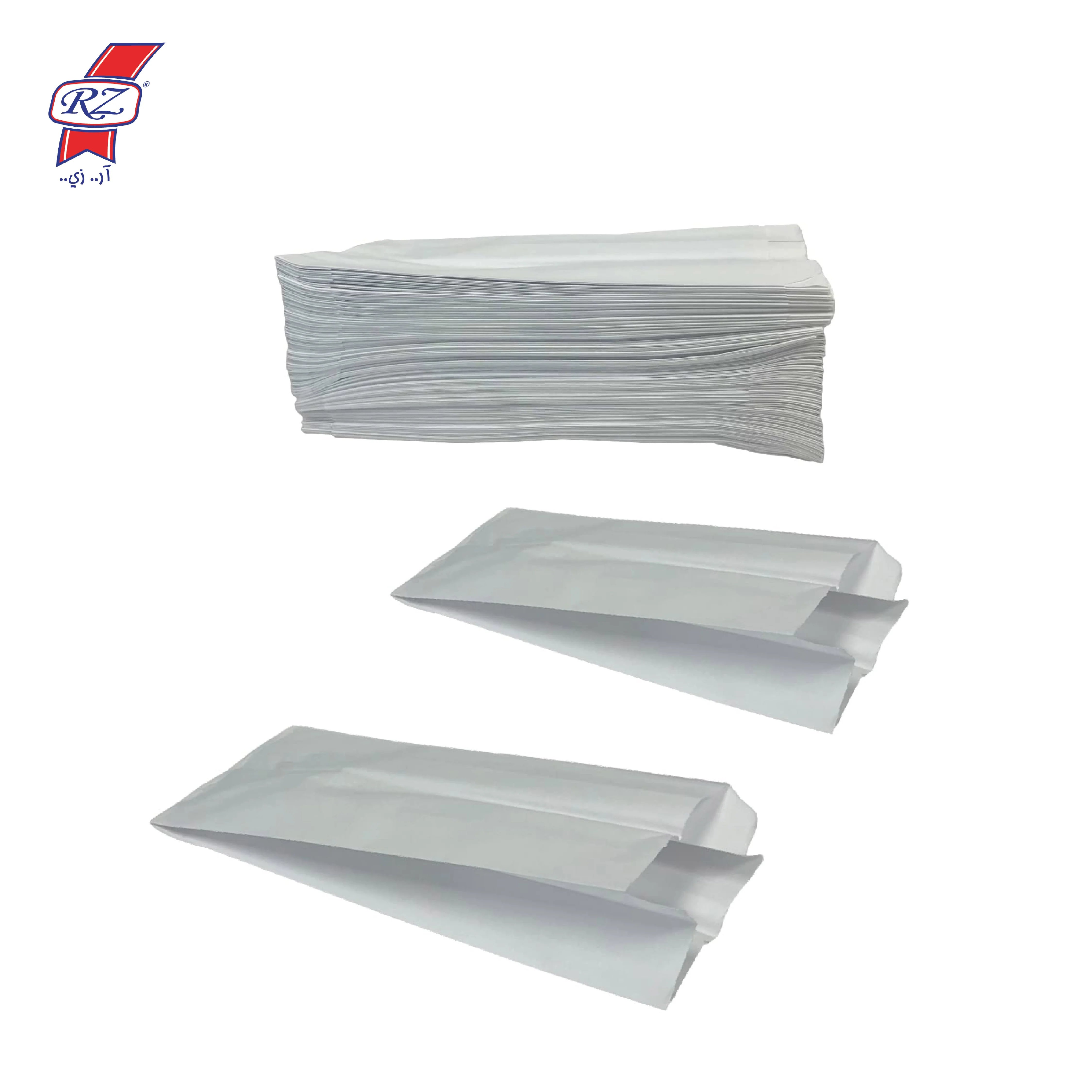 اكياس ورقية قياس ( 32 × 16 سم) عدد 100 - RZ - Image 3