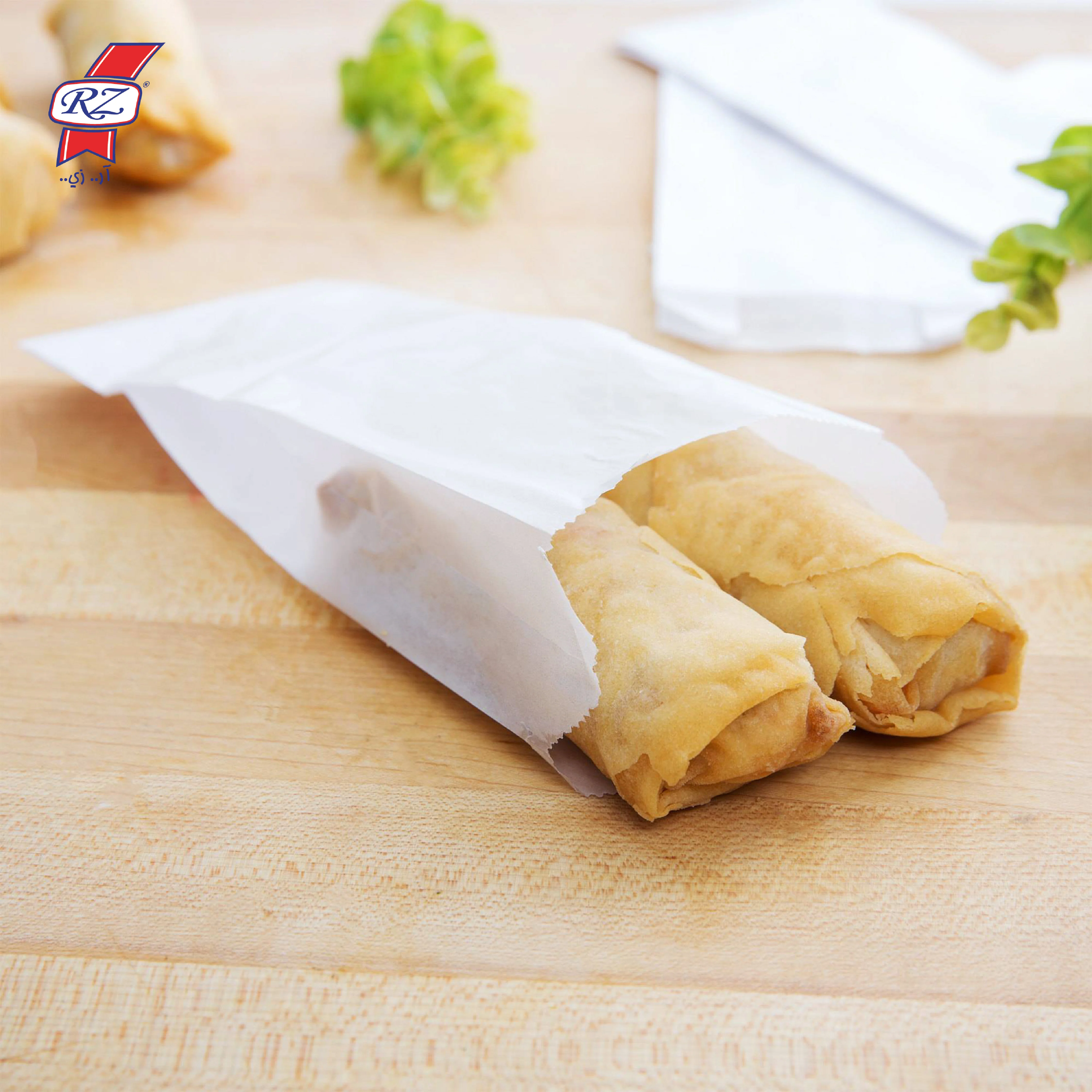 اكياس ورقية قياس ( 32 × 16 سم) عدد 100 - RZ - Image 4