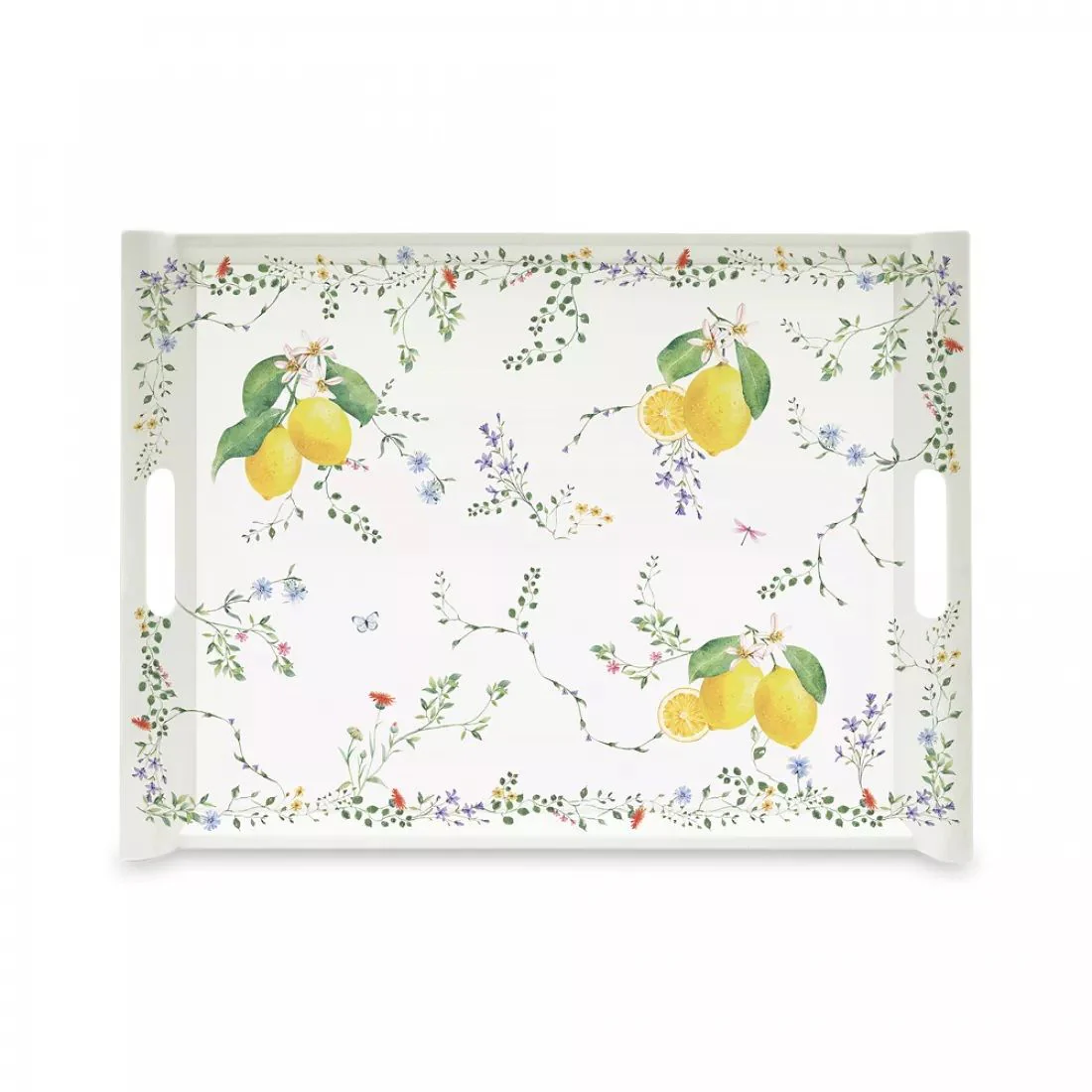 صينية 52*37 سم من Easy Life Fleurs et Citrons - ألوان متعددة