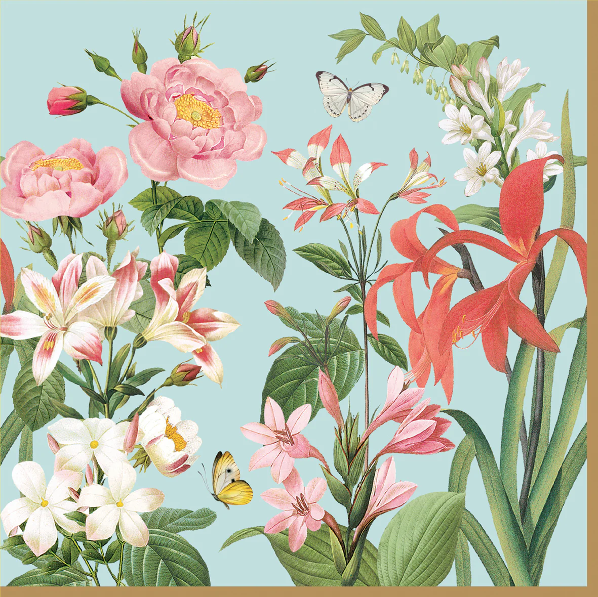 طقم مناديل طعام 20 قطعة من Easy Life Botanic Garden - ألوان متعددة