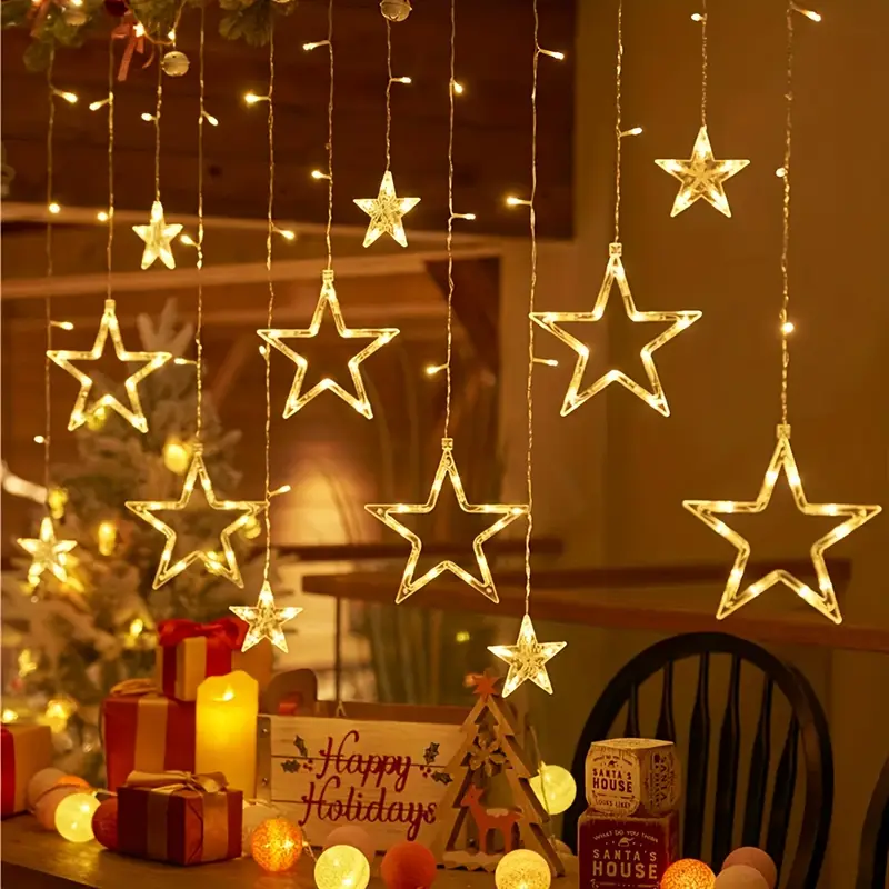 شلال نجوم رمضان المضيء- طول 4 متر - Image 4