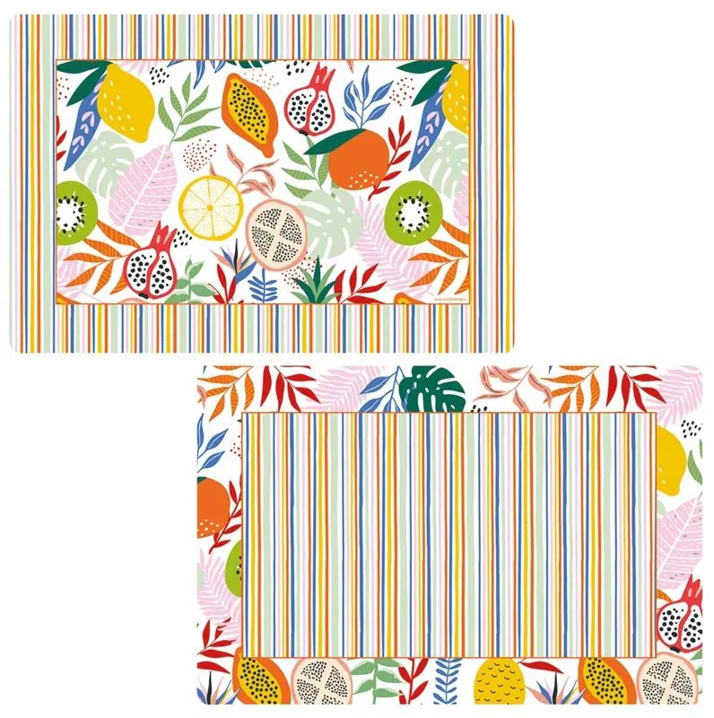 مفرش صحون وجهين 45*30 سم من Easy Life Tutti Frutti - ألوان متعددة