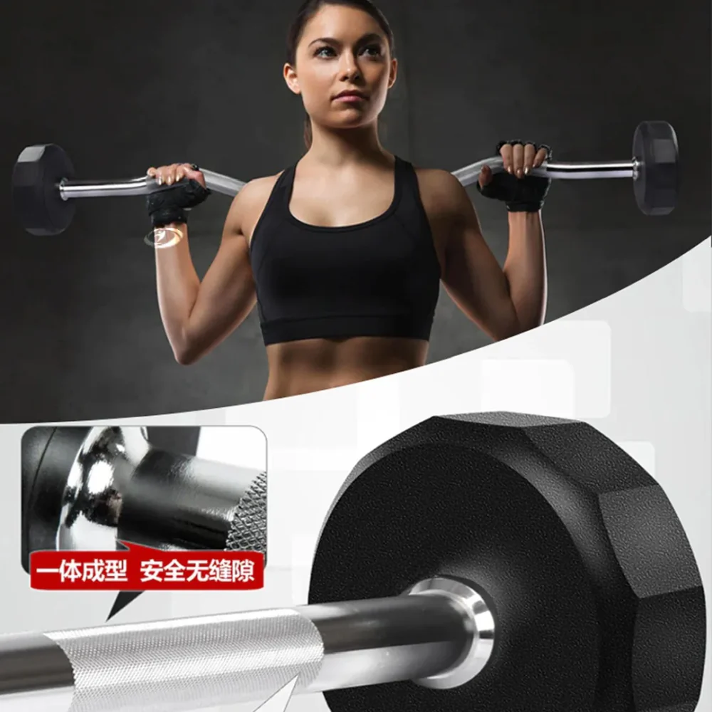 بار أوزان منحني 50 كغ بتصميم مريح لتحسين الأداء وتقوية العضلات. - Image 2