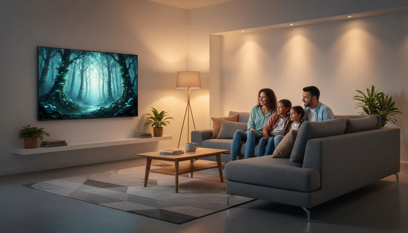 لفزيون سامسونج الذكي LED 75 بوصة Crystal 4K بنظام Tizen (طراز 2025) - Image 2
