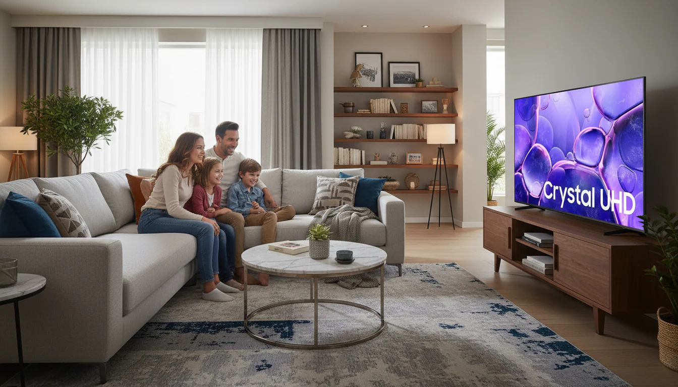 لفزيون سامسونج الذكي LED 75 بوصة Crystal 4K بنظام Tizen (طراز 2025) - Image 5