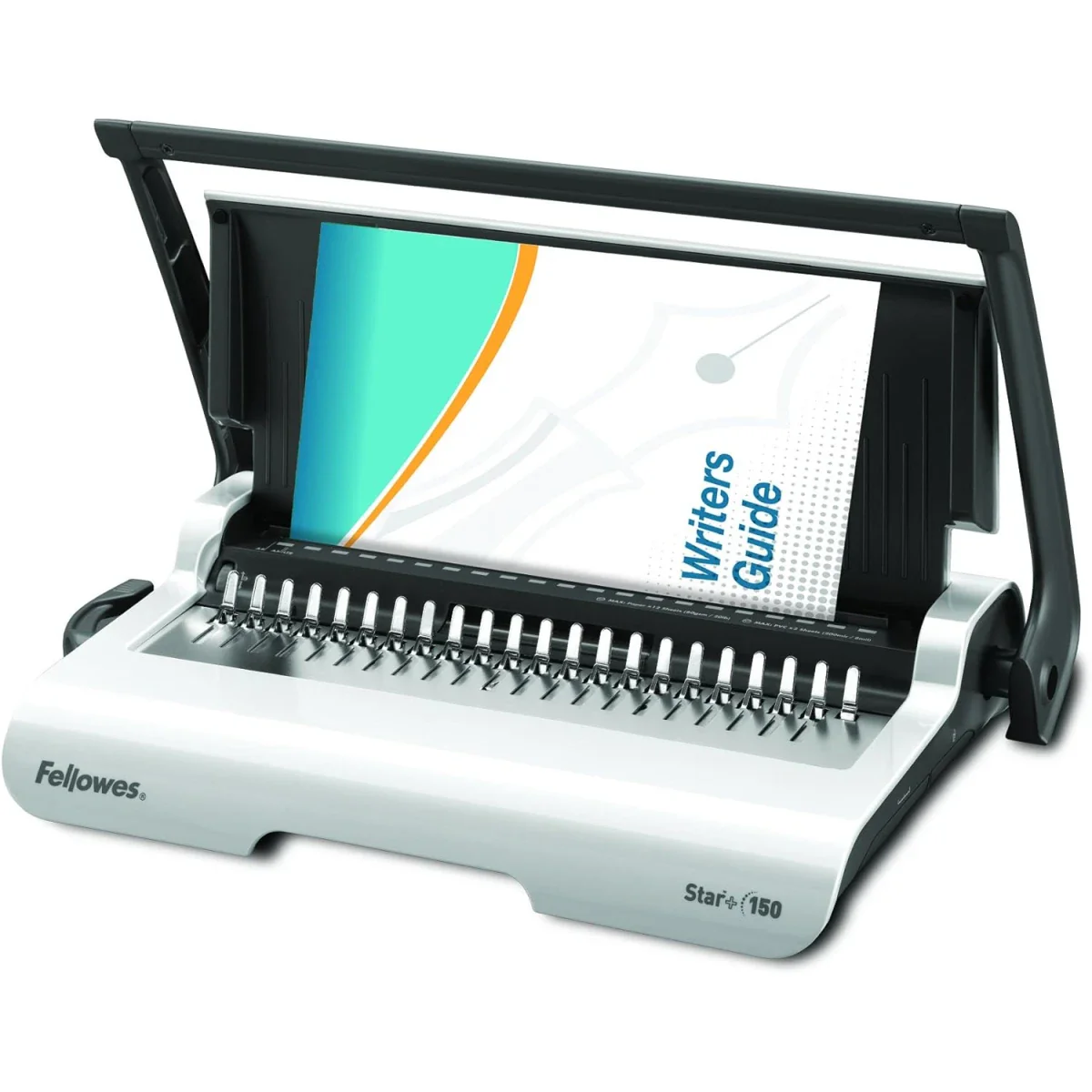 آلة تجليد يدوية Star 150 لمقاس A4 بسعة ربط 150 ورقة من Fellowes - Image 3