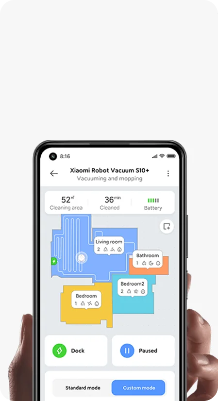 مكنسة روبوت إس 10+ EU من شاومي Xiaomi - Image 6