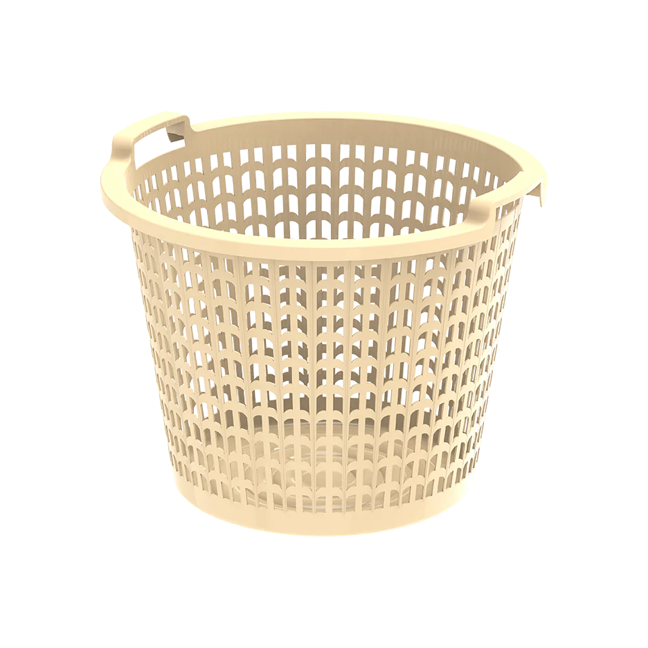 سلة غسيل عريضة 50 لتر من كوزموبلاست تم تصميمها