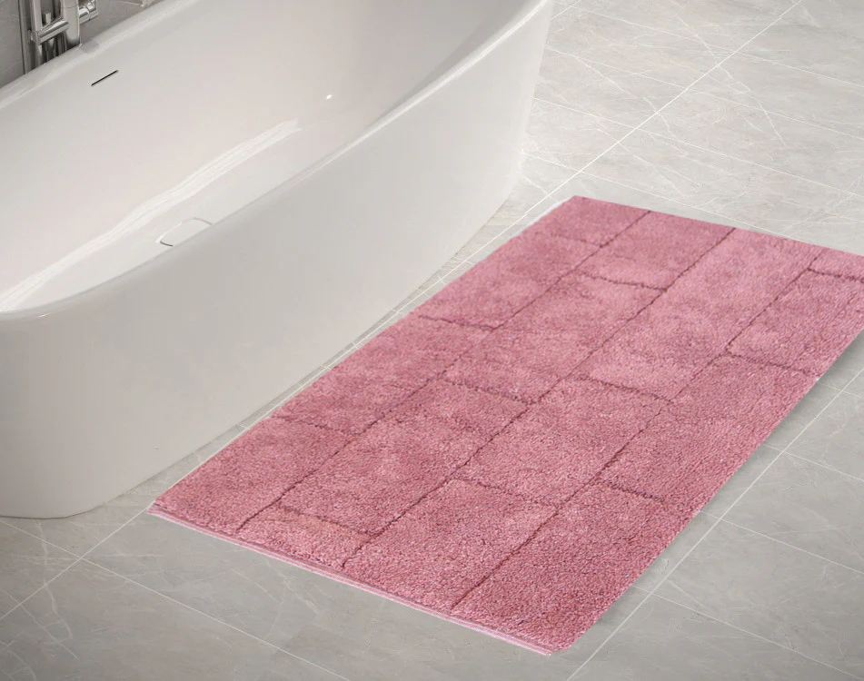 أرضية حمام قطن 55*100 سم من Saniflor Wall - قرميدي
