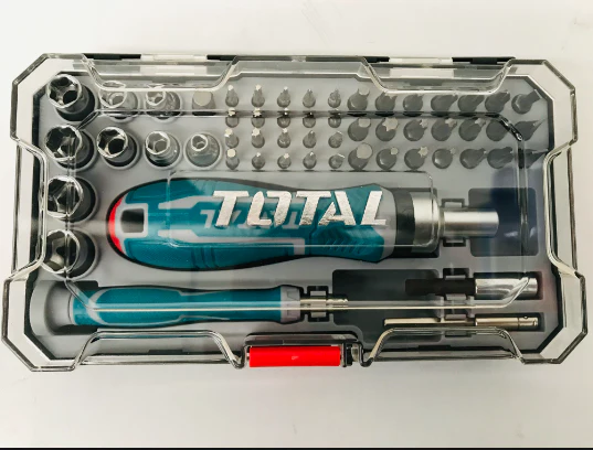 مفك مع راسيات 55 قطعة من TOTAL - Image 2