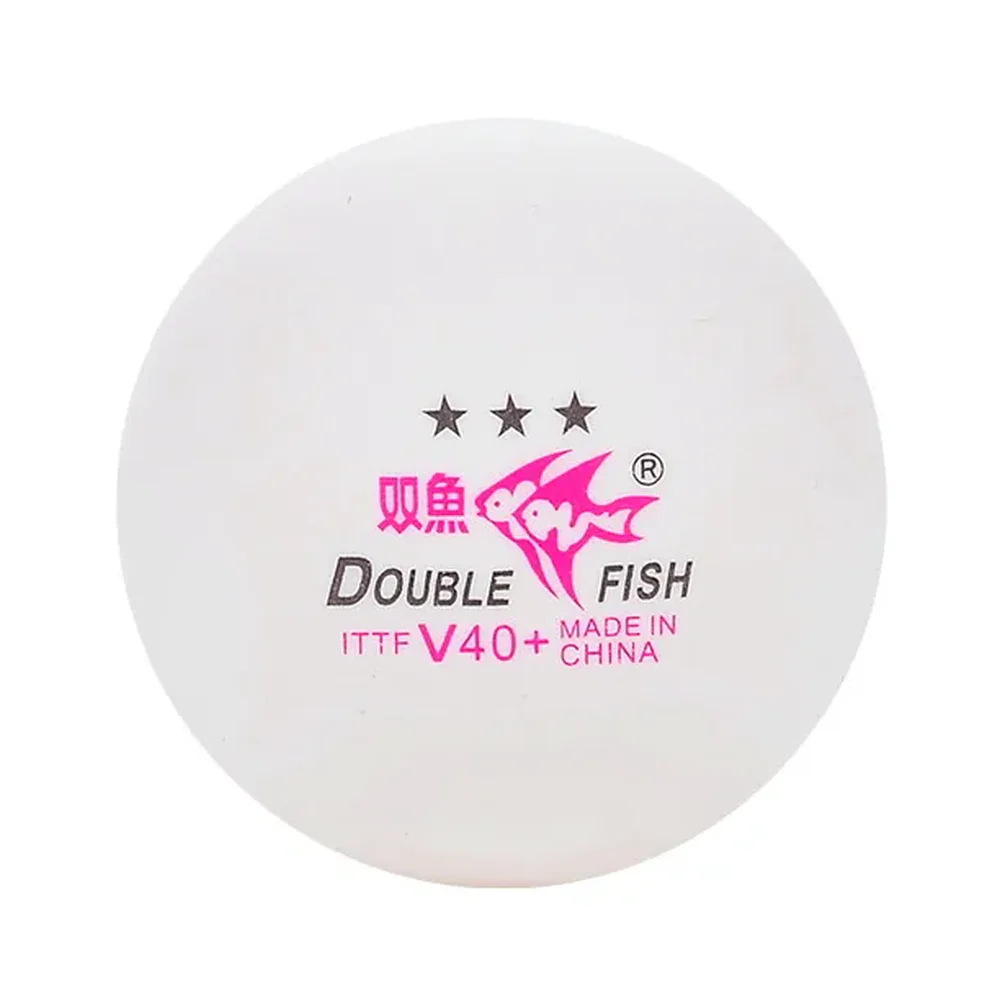 كرة تنس طاولة Double Fish V40+ عالية الجودة 3 نجوم للمبتدئين والمحترفين - Image 2