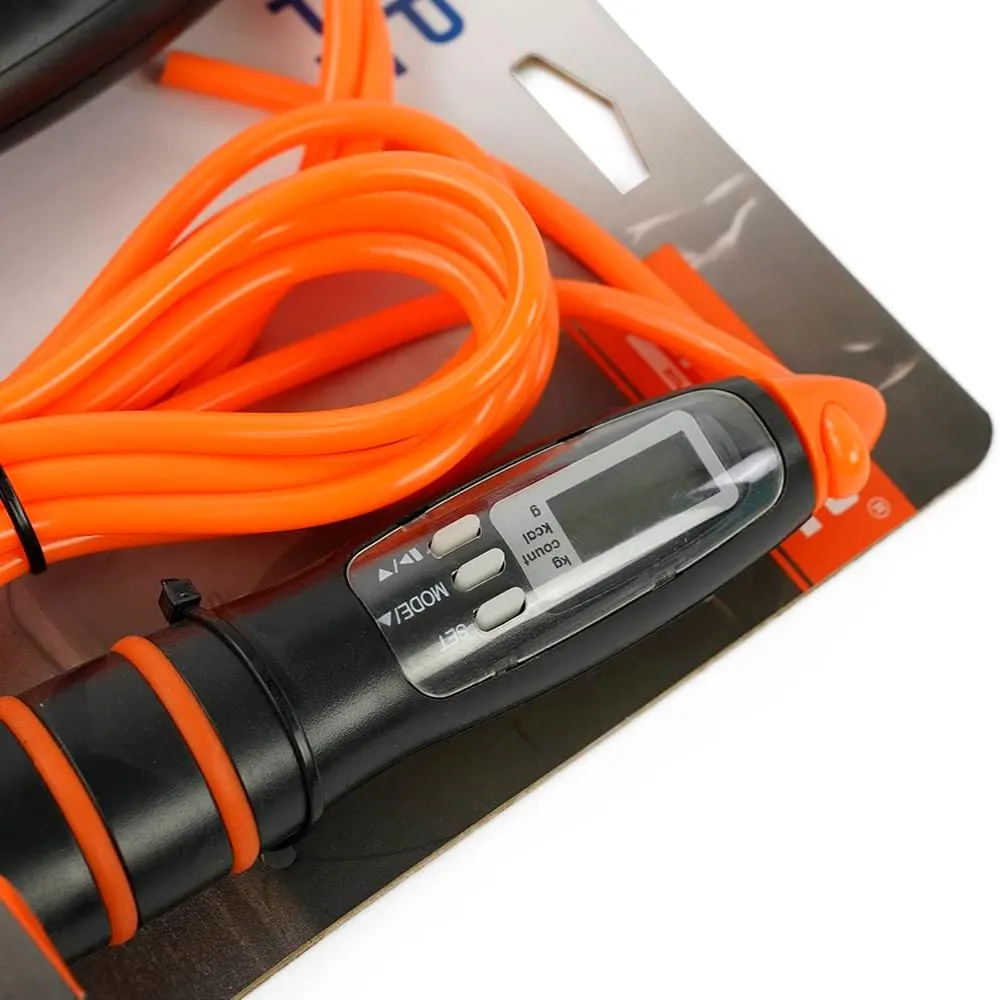 حبل قفز رقمي PVC مع شاشة لعرض القفزات والوقت لتعزيز اللياقة البدنية - Image 3
