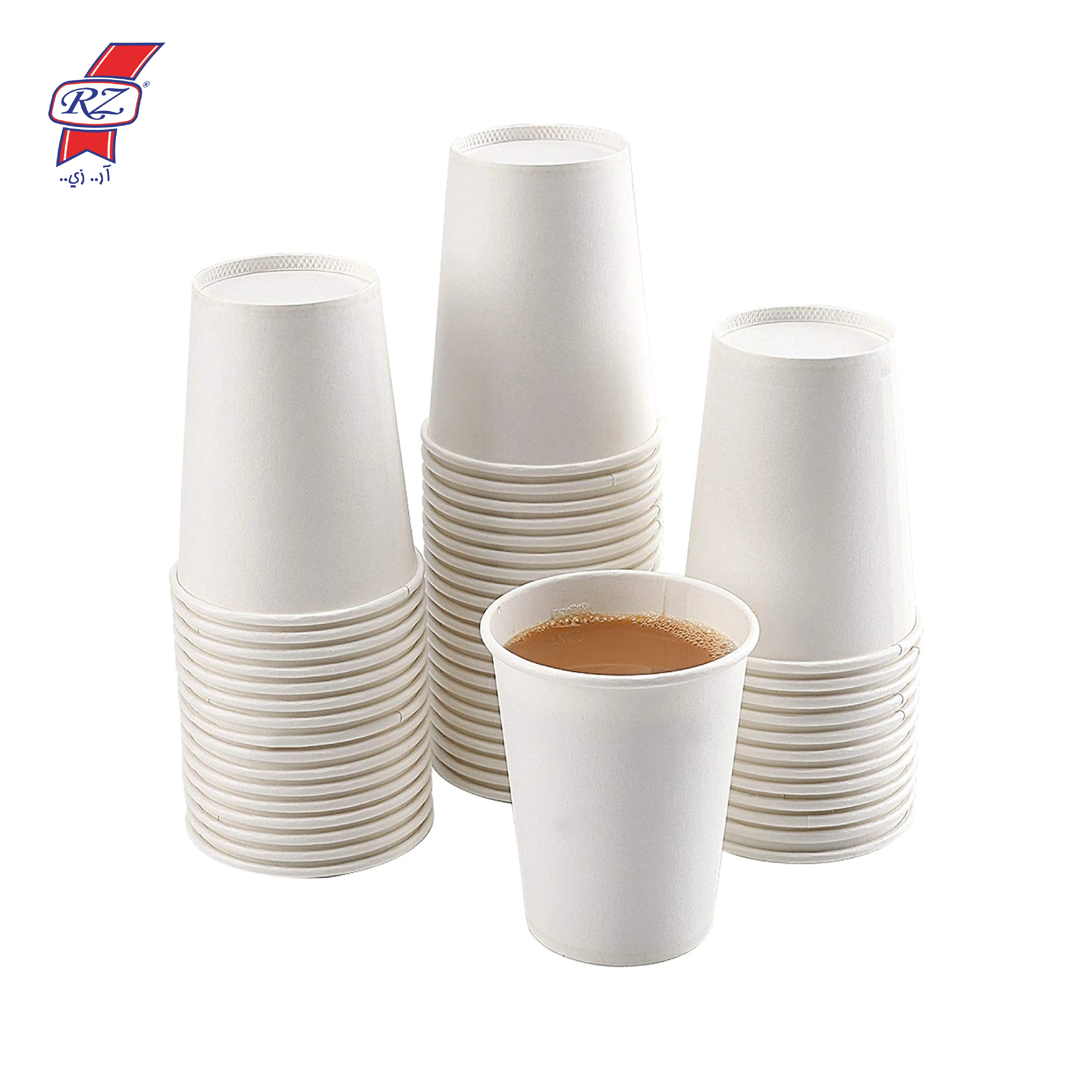 كاسات ورقية 16 اونص ابيض 50 كاسة -RZ - Image 4
