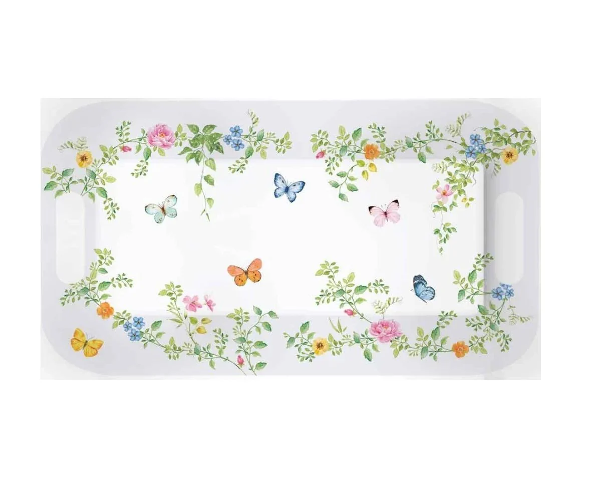 صينية بيدين 40*21 سم من Easy Life Dancing Butterflies - ألوان متعددة